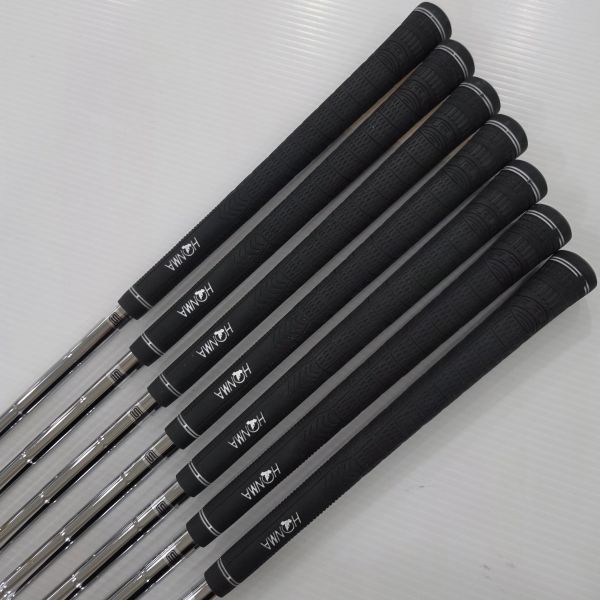 二手超美品HONMA ᴛ//ᴡᴏʀʟᴅ TW757B 4-P(共7支)鐵桿組 搭配Dynamic Gold ꜱ𝟤𝟢𝟢 129 S桿身 