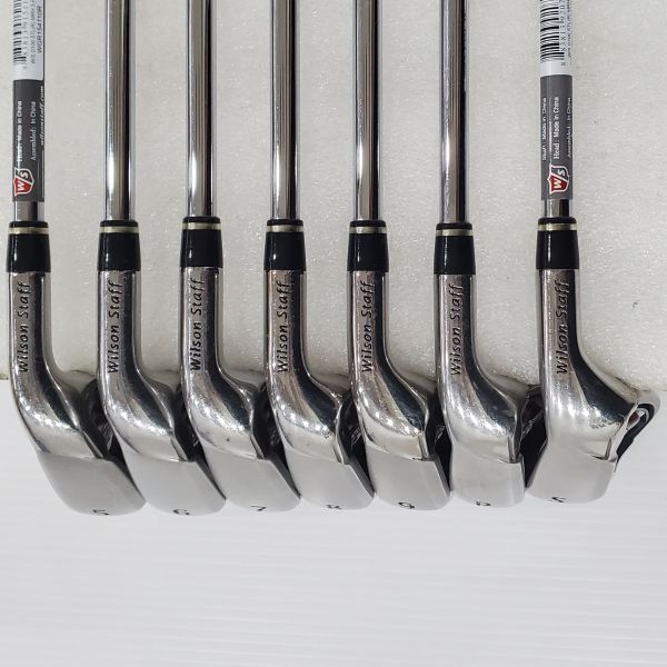 二手美品Wilson Staff DS◂100 5-S(共7支)鐵桿組 搭配SL85 85 R桿身 