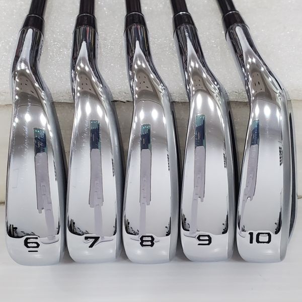 二手近新品HONMA XP1 6-10(共5支)鐵桿組 搭配VIZARD 63 62.5 S(美)桿身 