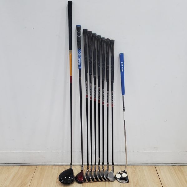 二手美品TaylorMade r7 ᴅʀᴀᴡ 𝟦𝟨𝟢 10.5°開球木桿 搭配RE*AX ᴘʟᴜꜱ 56 R桿身+r7 CGB ᴍᴀx 22° 4號小雞腿 搭配RE*AX 55 ꜱᴜᴘᴇʀꜰᴀꜱᴛ 59 S桿身+BURNER PLUS 5-S(共7支)鐵桿組 搭配RE＊AX 𝟨𝟢 ꜱᴜᴘᴇʀꜰᴀꜱᴛ 60 R(美)桿身+ODYSSEY WORKS 34"推桿 搭配二手HONMA腳架式球袋 