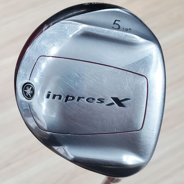 二手美品YAMAHA inpres X Dꜰᴡ 19° 5號球道木桿 搭配inpres X Zꜰᴡ 52 SR桿身 