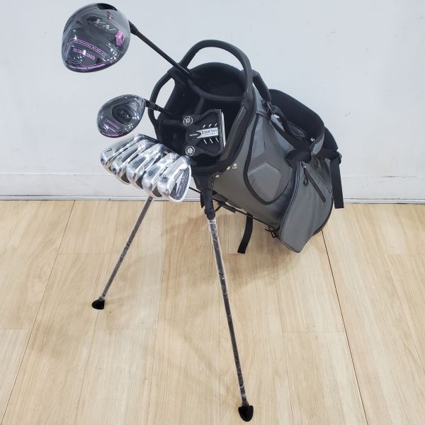 全新品 女生 女用HONMA BERES NX 11.5°/22° 開球木桿/4號小雞腿/7-S(共5支)鐵桿組 搭配VIZARD ꜰᴏʀ NX 37 39.5/41/42 L桿身+二手近新品ODYSSEY 2-ball Ten ᴛᴏᴜʀ ʟɪɴᴇᴅ 32"推桿 搭配全新腳架式球袋