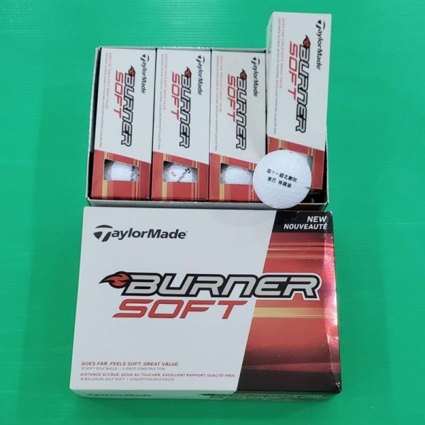 全新品TaylorMade BURNER SOFT高爾夫球 一盒共12顆 