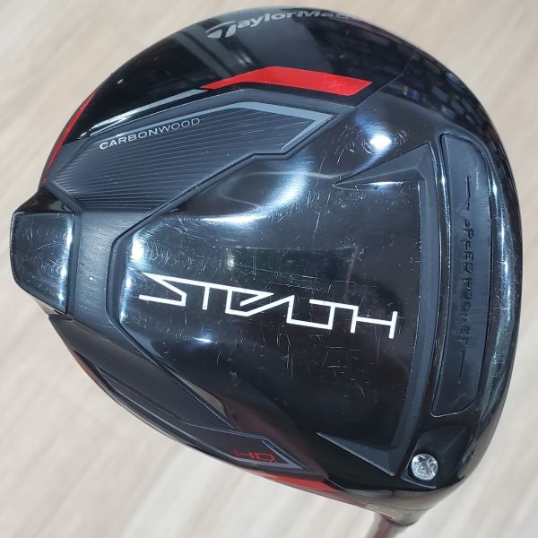二手美品TaylorMade STEALTH ʜᴅ(防右曲球版) 9°開球木桿 搭配TENSEI ʀᴇᴅ TM50 57 S桿身 