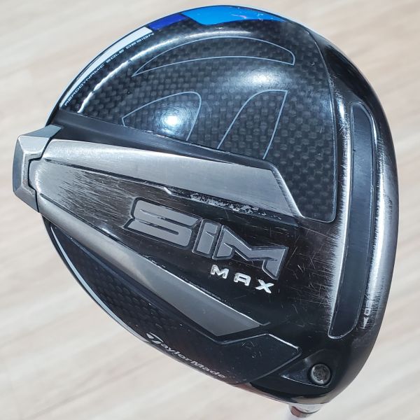 二手品TaylorMade SIM ᴍᴀx 10.5°開球木桿 搭配特注TOUR AD HD-6 66 S桿身 