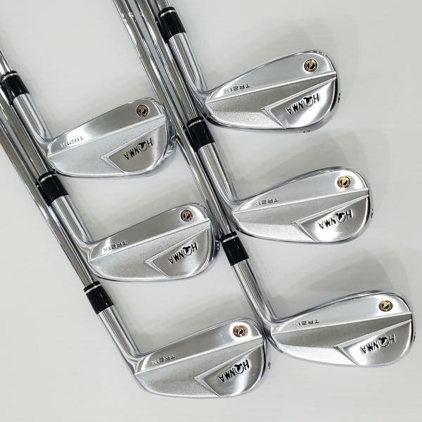 二手美品HONMA ᴛ//ᴡᴏʀʟᴅ TR21X 5-10(共6支)鐵桿組 搭配N.S.Pro 950 neo 94.5 R桿身 