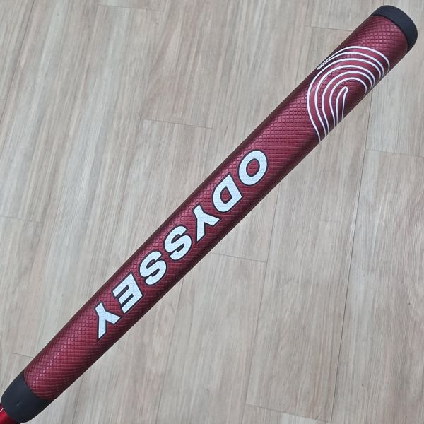 二手超美品ODYSSEY TRI-BEAM ʀᴇᴅ ᴅᴡ(DOUBLE WIDE) 34"推桿 搭配STROKE LAB 70 ᴄʟᴀꜱꜱ ʀᴇᴅ 