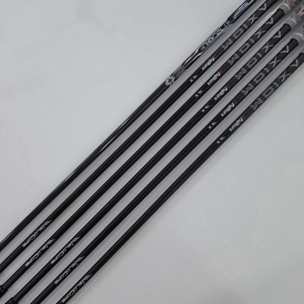 二手美品TaylorMade(25) Qi ɢᴜɴᴍᴇᴛᴀʟ ᴇᴅɪᴛɪᴏɴ 5-P(共6支)鐵桿組 搭配recoiʟ ᴅᴀʀᴛ 𝟨𝟧 ꜰ𝟥/特注、高階AXIOM 𝟩𝟧 VᴇʟᴏCᴏʀᴇ 64/78 R/S桿身 