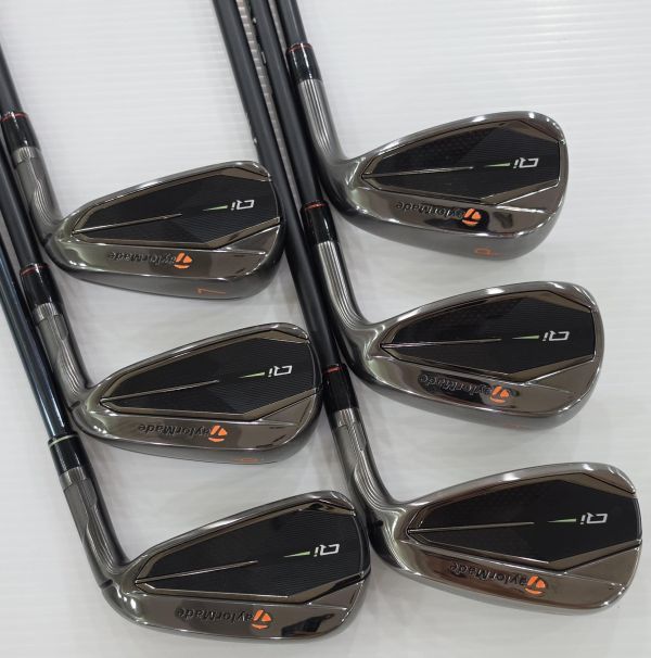 二手美品TaylorMade(25) Qi ɢᴜɴᴍᴇᴛᴀʟ ᴇᴅɪᴛɪᴏɴ 5-P(共6支)鐵桿組 搭配recoiʟ ᴅᴀʀᴛ 𝟨𝟧 ꜰ𝟥/特注、高階AXIOM 𝟩𝟧 VᴇʟᴏCᴏʀᴇ 64/78 R/S桿身 