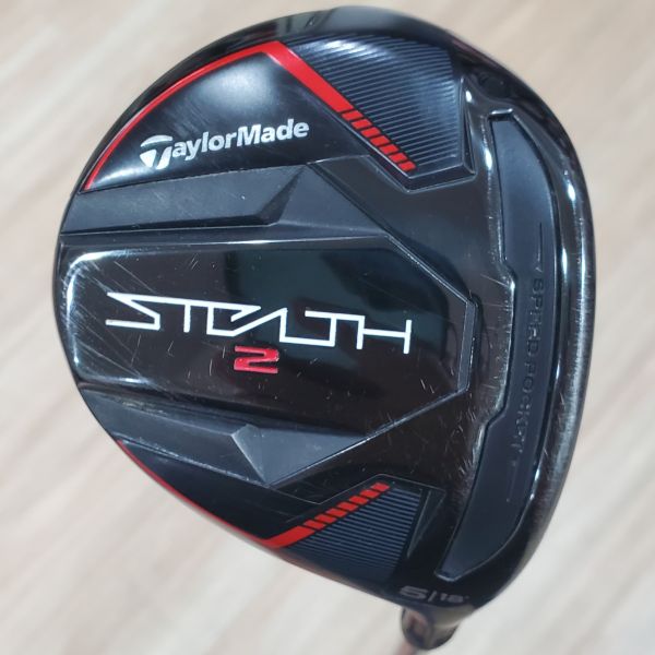 二手美品TaylorMade STEALTH2 18° 5號球道木桿 搭配特注TFW ꜰᴡ𝟦𝟧 ᴛʀɪαꜱ 52.5 S桿身 