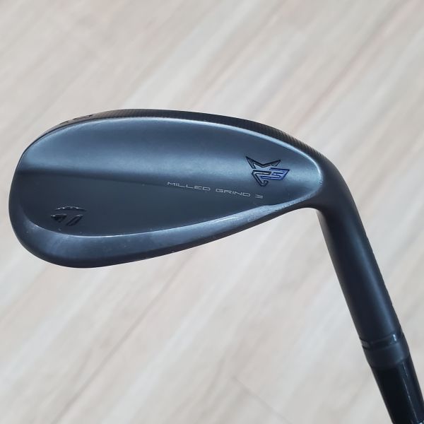 二手美品TaylorMade ᴍɪʟʟᴇᴅ ɢʀɪɴᴅ 𝟥(MG3) ʙʟᴀᴄᴋ(霧黑版) 60ʟʙ·𝟢𝟪°挖起桿 搭配Dynamic Gold ᴛᴏᴜʀ ɪꜱꜱᴜᴇ ꜱ𝟤𝟢𝟢 129 S(美)桿身 