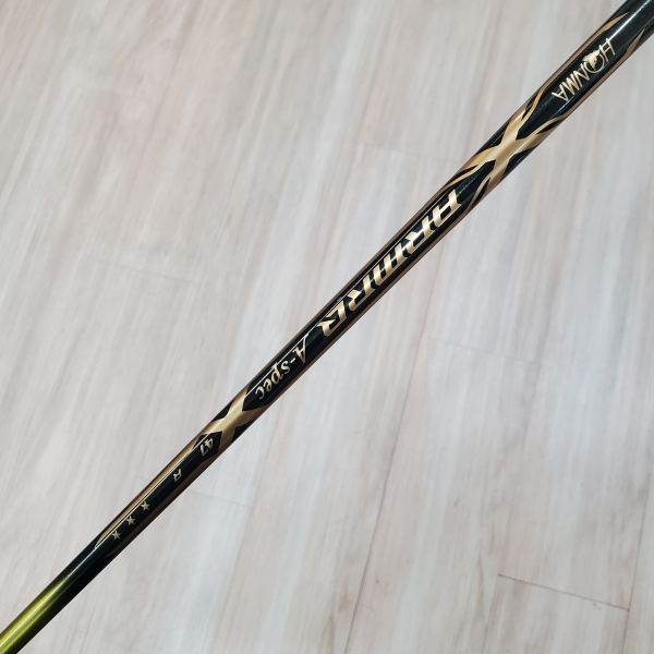 二手超美品HONMA BERES A-spec (3顆*) 28.5° 7號鐵桿 搭配ARMRQ A-spec(3顆*) 47 R桿身 