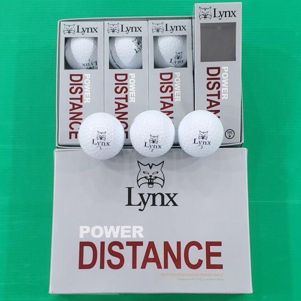 全新品Lynx ᴘᴏᴡᴇʀ DISTANCE(純淨版)高爾夫球組 一組共12顆 
