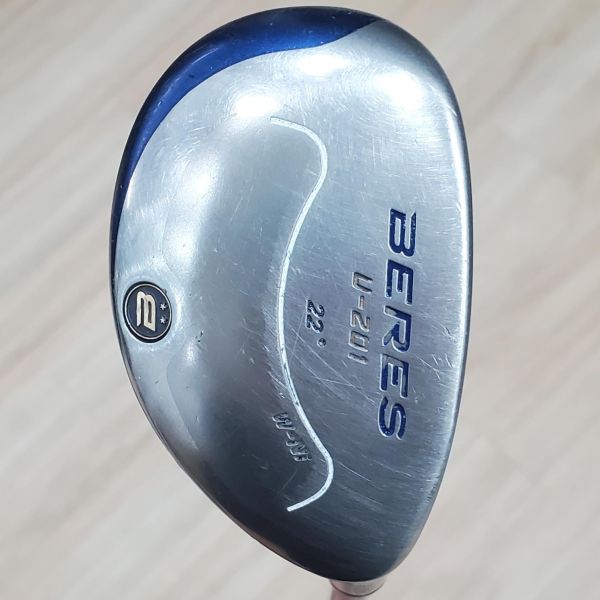 二手美品HONMA BERES U-201 ᴡ-ɴᵢ (2顆*) 22°小雞腿 搭配ARMRQ B49(2顆*) R桿身 