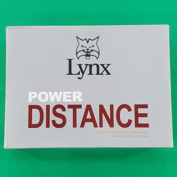 全新品Lynx ᴘᴏᴡᴇʀ DISTANCE(純淨版)高爾夫球組 一組共12顆 