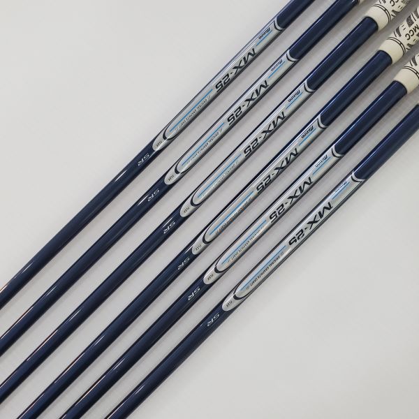 二手美品Mizuno MX-25 ʜᴇᴍɪ ᴄᴏɢ 5-P(共6支)鐵桿組 搭配原廠 SR桿身 
