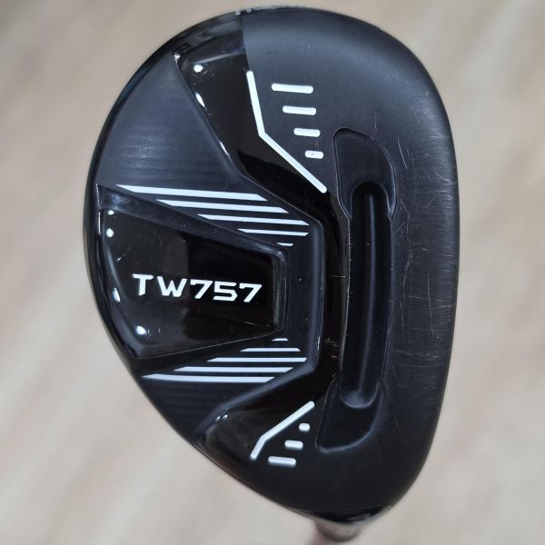 二手美品HONMA ᴛ//ᴡᴏʀʟᴅ TW757 21° 4號小雞腿 搭配VIZARD 𝟧𝟢 60 R桿身 