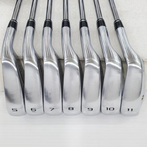 二手超美品HONMA ᴛ//ᴡᴏʀʟᴅ TR21X 5-11(共7支)鐵桿組 搭配N.S.Pro 950 neo 98 S桿身 