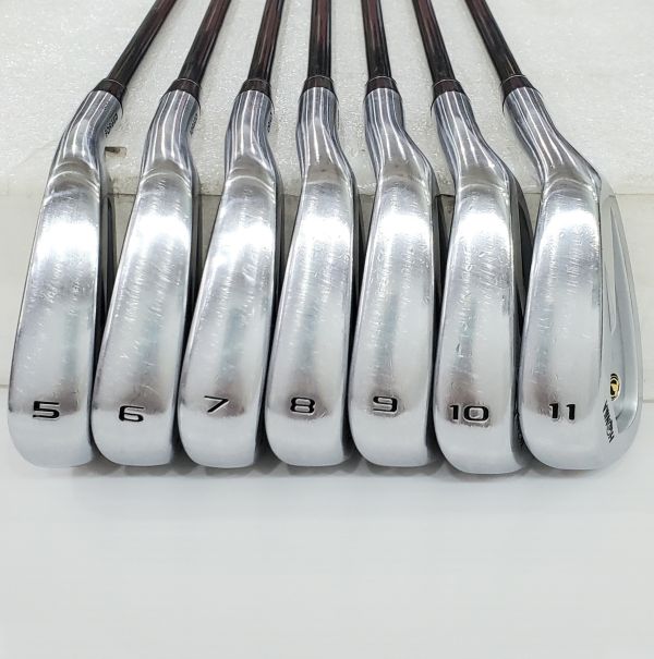 二手美品HONMA TR20P 5-11鐵桿組(共7支) 搭配VIZARD TR20-65 63.5 S桿身 