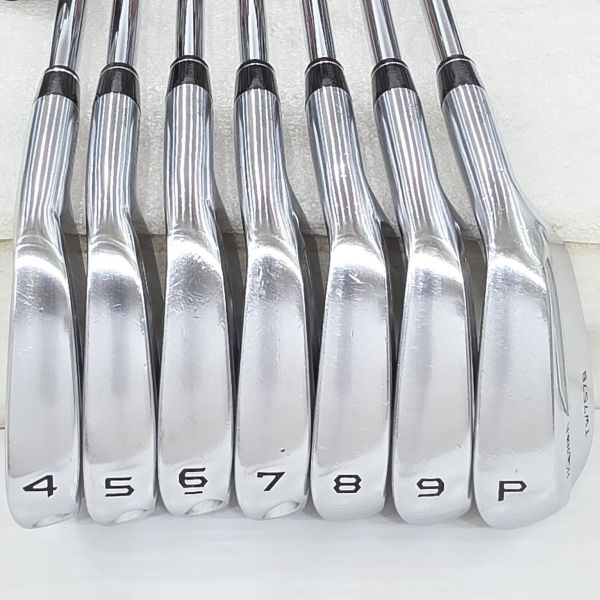 二手超美品HONMA ᴛ//ᴡᴏʀʟᴅ TW757B 4-P(共7支)鐵桿組 搭配Dynamic Gold ꜱ𝟤𝟢𝟢 129 S桿身 