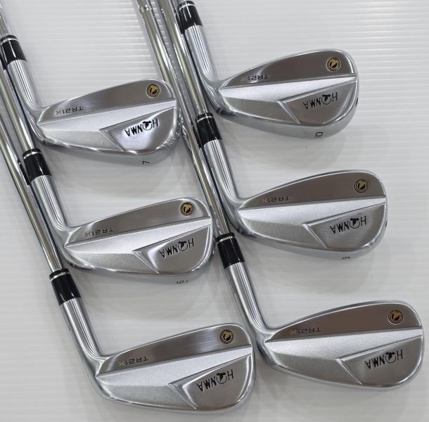 二手超美品HONMA ᴛ//ᴡᴏʀʟᴅ TR21X 5-10(共6支)鐵桿組 搭配N.S.Pro 950 neo 98 S桿身 