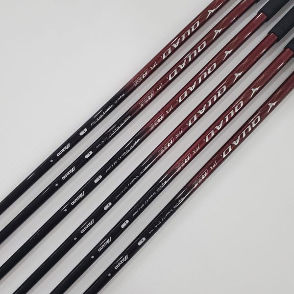 二手美品 女生 女用Mizuno JPX A25 7-S(共6支)鐵桿組 搭配QUAD 50 L桿身 