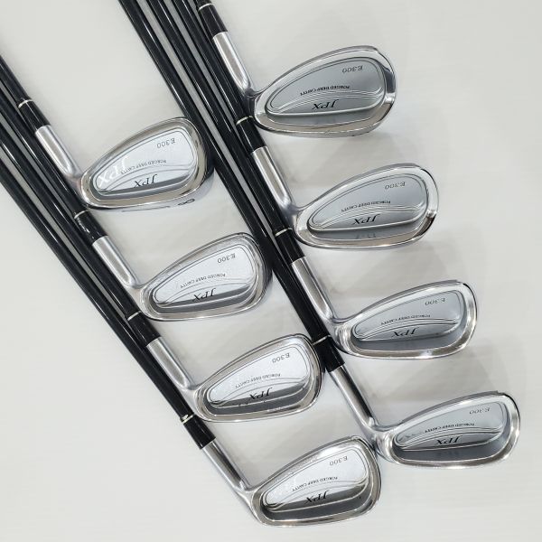 二手美品Mizuno JPX E300 5-S(共8支)鐵桿組 搭配JPX 𝟨𝟢 56 R桿身 