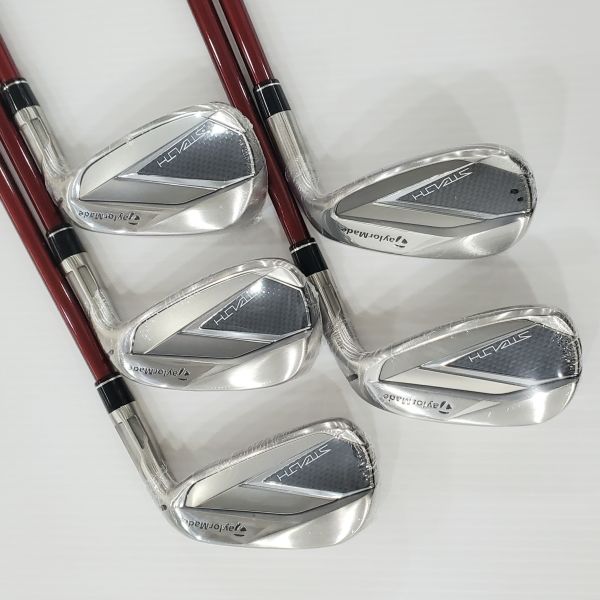 全新品 女生 女用TaylorMade STEALTH 7-S(共5支)鐵桿組 搭配TENSEI ʀᴇᴅ TM40 47 L桿身 