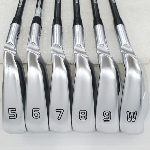 二手超美品PING i525 5-W(共6支)鐵桿組 搭配特注TOUR AD ᴀᴅ-𝟩𝟧 80 S桿身 