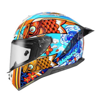 【極度風速】Motorax R50s 彩繪 錦鯉 二代 NIOPN 全罩式安全帽 競技 摩雷士 