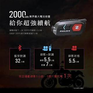 飛樂 獵隼Z3 2K安全帽藍芽對講 行車紀錄器 贈送64G記憶卡 