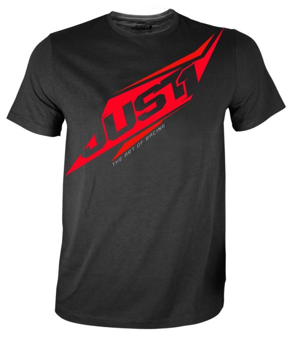 JUST1 品牌限量 T-SHIRT 鐵灰紅 JUST1