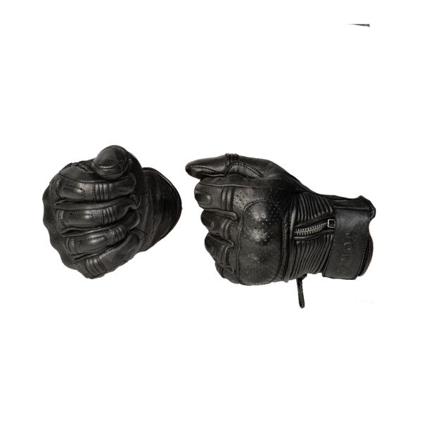 VENTURA 棕色 TORC VENTURA棕色手套, 摩托車手套, 中等長度復古手套, 高撕裂耐磨皮革手套, 騎士手套防護 咖啡色