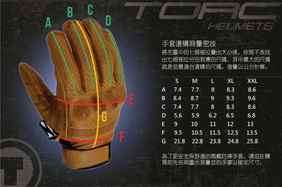 VENTURA 黑色 TORC VENTURA黑色手套, 摩托車手套, 中等長度復古手套, 高撕裂耐磨皮革手套, 騎士手套防護