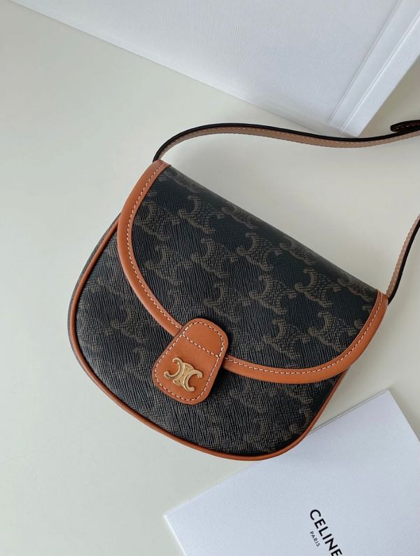 【6期 0 利率】【現金價】CELINE MINI BESACE馬鞍包 