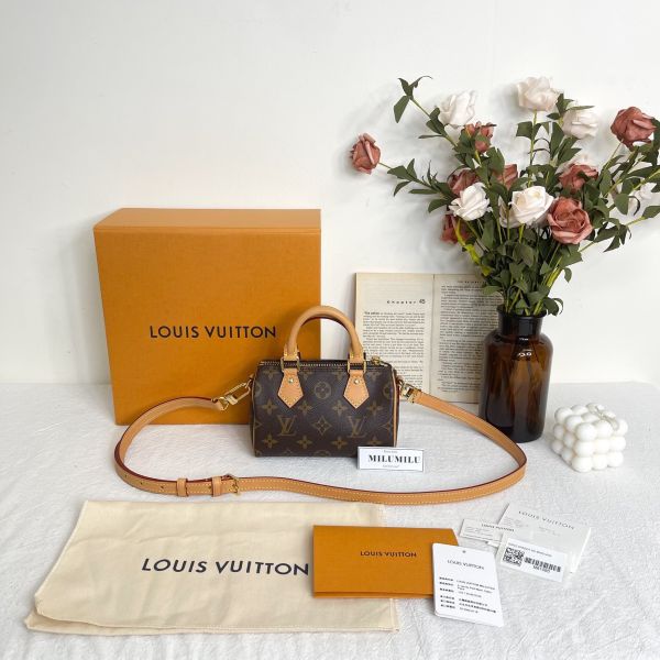 【12期0利率】LV NANO SPEEDY【23年台灣購證】【95成新】 