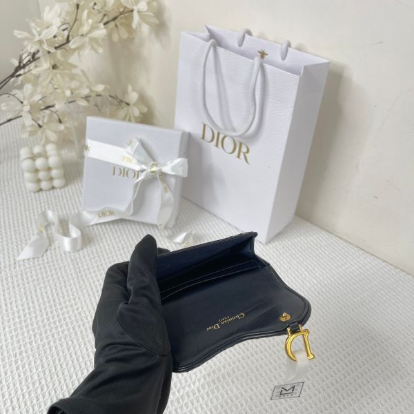 【分期0利率】DIOR SADDLE BLOOM 卡夾【9成新】 