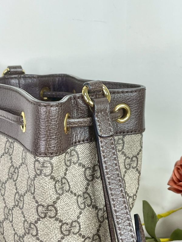 【分期0利率】GUCCI OPHIDIA GG 迷你水桶袋 【9成新】 