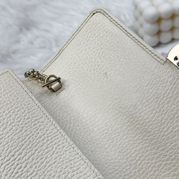 【12期0利率】GUCCI 荔枝皮雙G WOC【9成新】 