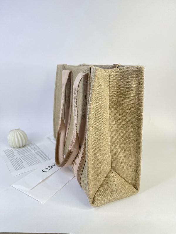 【95成新】Chloé 中號Woody Tote Bag 刺繡款 