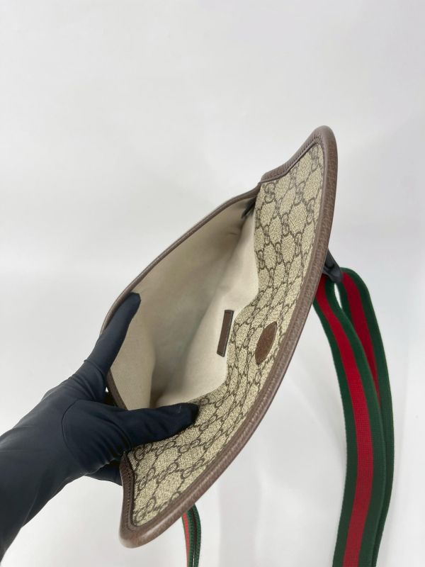 【95成新】GUCCI Supreme虎頭胸包 