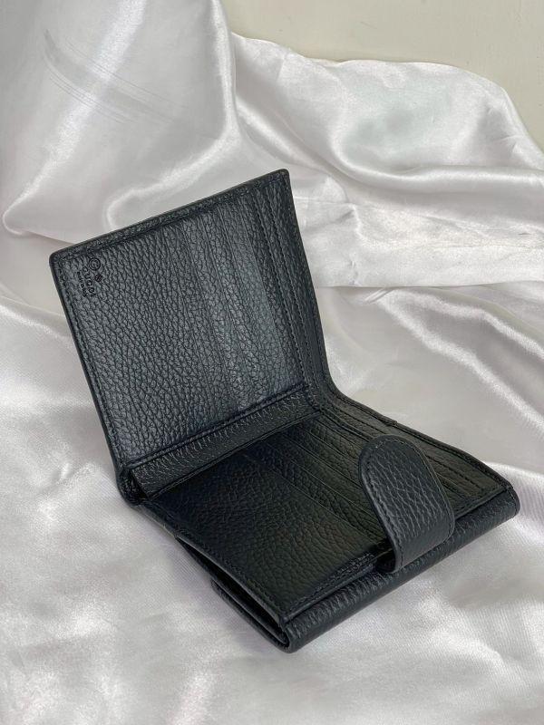 【9成新】GUCCI Interlocking GG 鎖扣雙摺短夾 