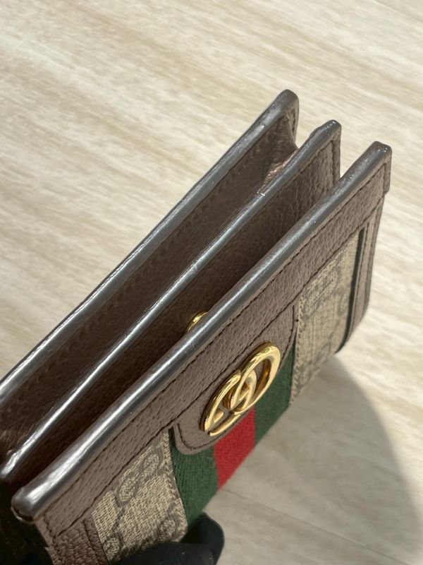 【99成新】GUCCI OPHIDIA 雙折短夾 