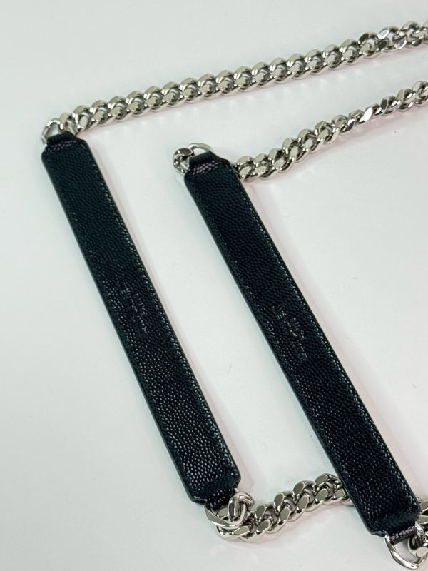 【分期0利率】YSL 粒面绗縫皮革中號信封包【95成新】