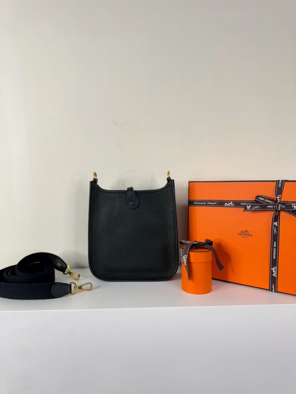 【分期0利率】HERMES Evelyne mini 黑色【未使用閒置品】 
