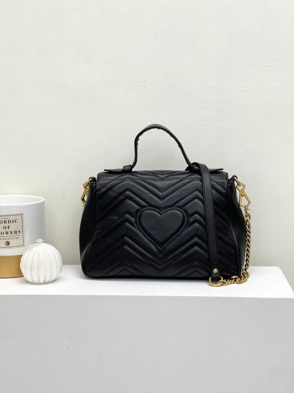 【9成新】GUCCI Marmont 手提/斜背兩用包  中號 
