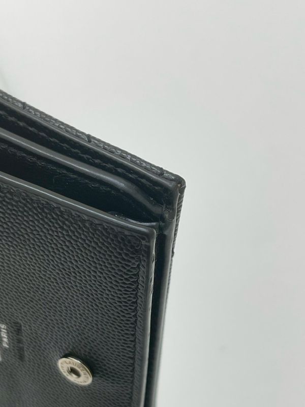 【95成新】YSL 魚子醬對開短夾 