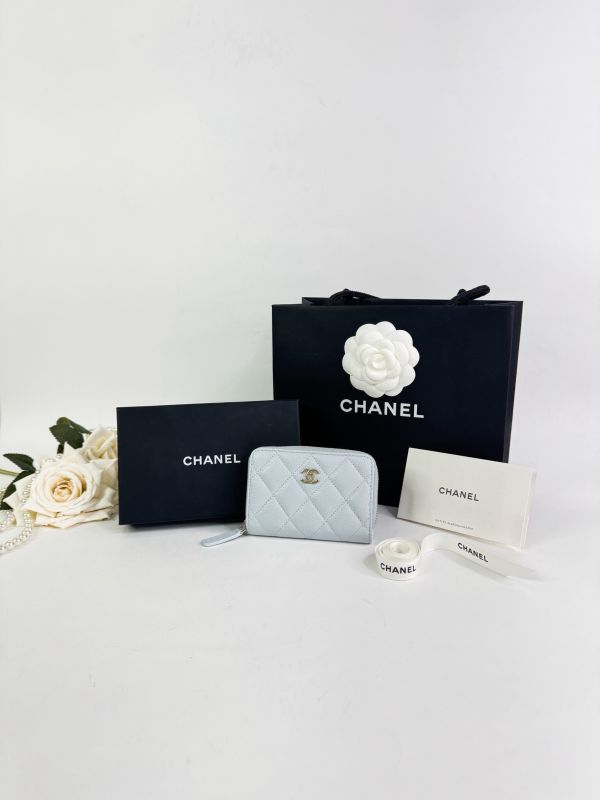【分期0利率】CHANEL 拉鍊零錢卡包【未使用閒置品】 