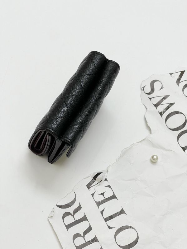 【全新品】CHANEL  COCO迷你雙層三折短夾 