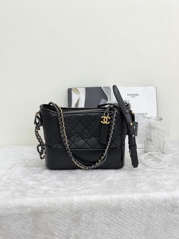 【99成新】CHANEL  Gabrielle hobo 芯片款流浪包 中號 